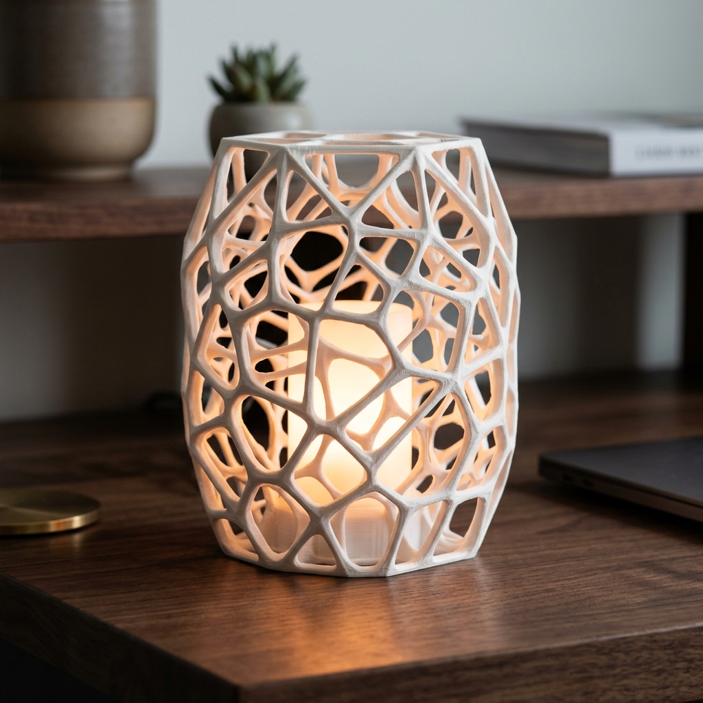  Voronoi hollow architectural lamp