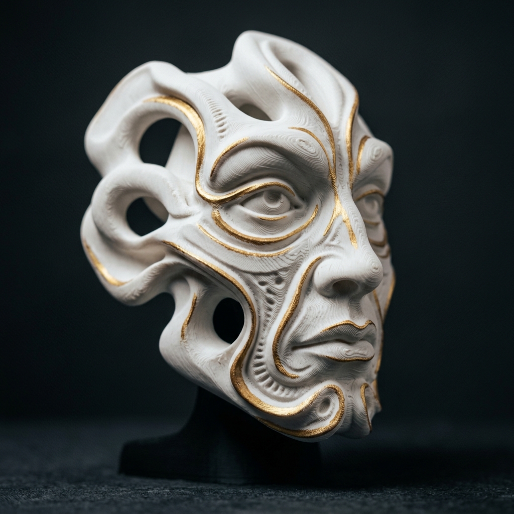 Organic Face Vase